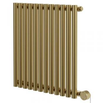 Digital Thermostat Electric Heater – Sinclair Colore 600x595mm Brushed‑Brass, Wholesale Domestic Model