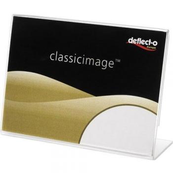 Deflecto Tischaufsteller für A7 quer L-Form 10,1 x 3,7 x 7,7 cm