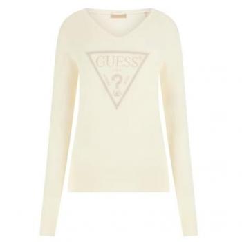 Pull en coton blanc Guess Miriam