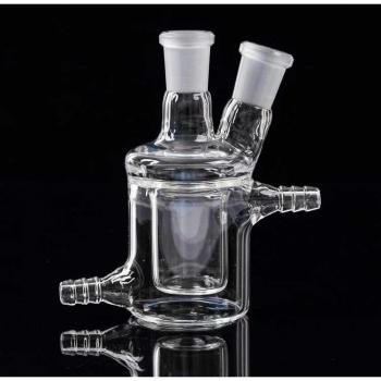Double-neck Glass Jacketed Flask 25ml
