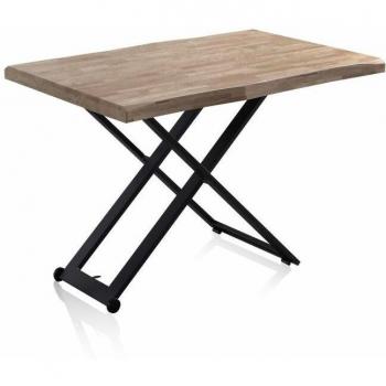 Mesa de centro Lada Fit con elevación en roble honey
