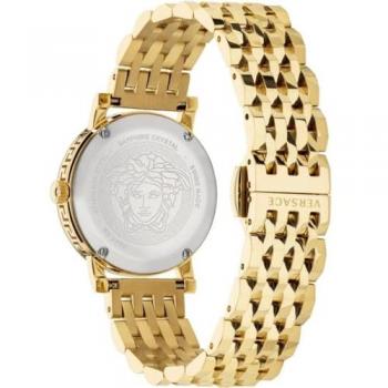 Gold Greca Glass Analogue Watch by Versace