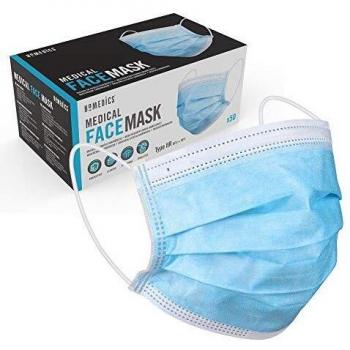 HoMedics BioSafe Disposable Mask Bundle – 50 Count