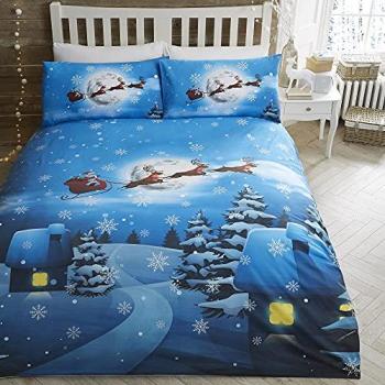 Bedlam Bedlam Glow-in-the-Dark Weihnachtsmann Bettbezug und Kissenbezüge