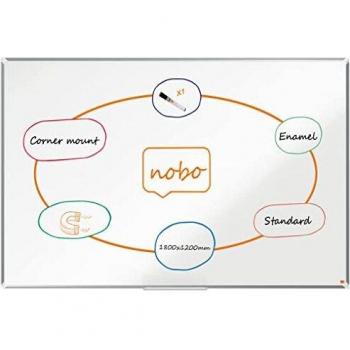 Pizarra NOBO Premium Plus 1800x1200mm, acero vitrificado, blanca