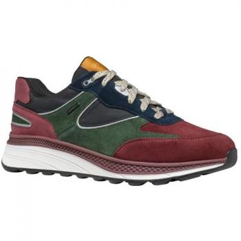 Sneakers Geox Spherica Actif X1 ABX Bordeaux Verde Scuro