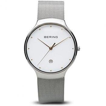 Bering Classico 38mm Argento/Bianco
