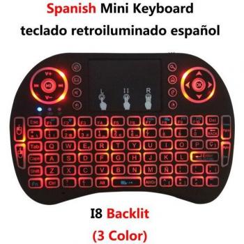 Teclado Mini i8 con Retroiluminación y Air Mouse