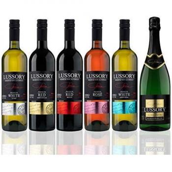 Lote Lussory: 6 vinos sin alcohol (2 Blancos, 2 Tintos, 1 Rosado, 1 Espumoso)