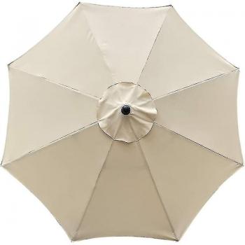 Housse de Protection Parasol 8 Côtes – 3 m, Anti‑UV et Imperméable