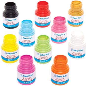 Artist's Choice Porcelain Paint Pots Bumper Pack 20ml (Box of 10)