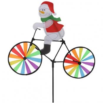 SnowRide 3D Santa on Pedal Windspinner