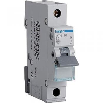 16A Type B Miniature Circuit Breaker, Hager
