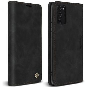 Protector Retro S20 FE – Tarjetas + Soporte de Pantalla Negra