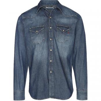 Blu Medio M Replay Camicia a Manica Lunga – Codice M023c