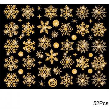 Flocons de neige argentés pour Noël