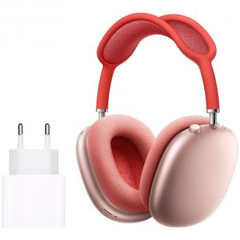 Apple AirPods Max en rose + Bloc d'alimentation USB-C 20W
