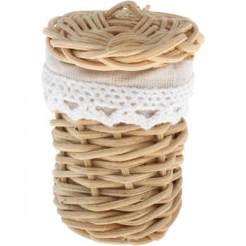 Dollhouse Miniature Rattan Basket for Kids