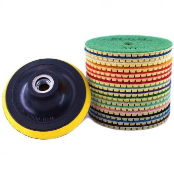 Tampons de polissage 4 diamant humide
