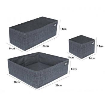 Cleafe Organizador Compacto de 3 Piezas