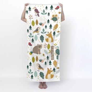 HappyFriday Badhandduk Moshi Moshi Flerfärgad 70 x 150 cm
