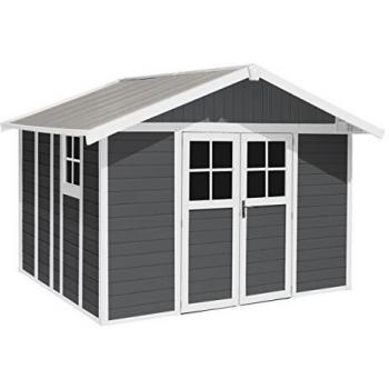 Caseta de Jardín Deco 11 m2 Color Gris Oscuro