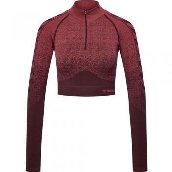 Hummel Damen Fade Langarmtrikot mit 1/2 Reißverschluss