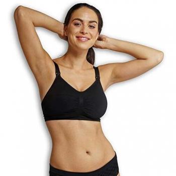 Maternity & Nursing Seamless Pad Bra – Black XL