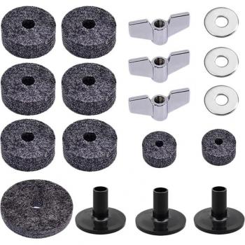 18-Piece Drum Set Cymbal Hardware Kit