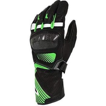 Macna Airpack Guantes de Moto Negro-Verde