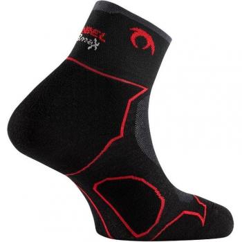 Socks Lurbel Desafio Three Negro Rojo, Talla S
