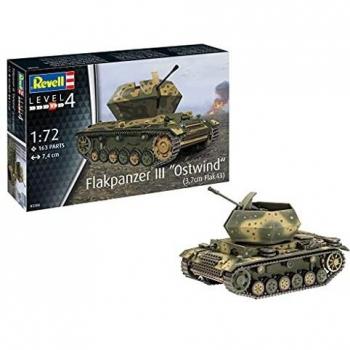Modèle 1:72 Flakpanzer III Ostwind (3,7 cm FL‑43) – Revell