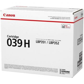 Canon 039h negro cartucho de toner original