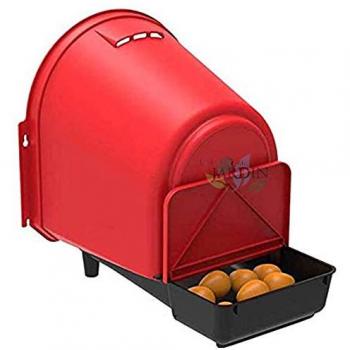 Panneau de niche poule extérieure 37x46x45 cm – plateau œufs + nid plastique (max 6)