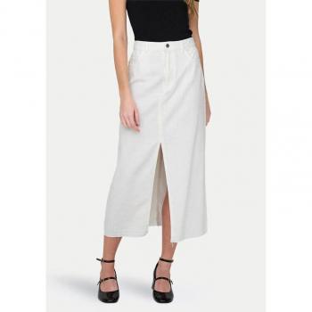 JDY Bella Jeansrock 15323972 Weiß Regular Fit