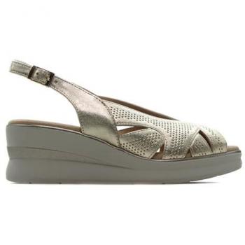PITILLOS Sandalias Mujer ORO DORADO con Cuna y Confort