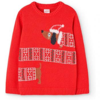 Boboli Puppy Pullover in Lino