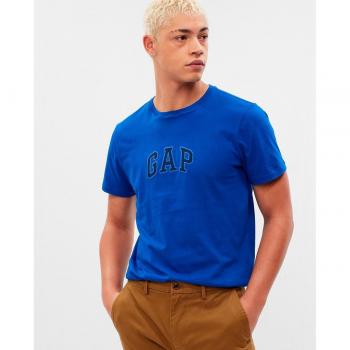 GAP T-shirt Cotone Blu Uomo Taglia L