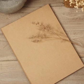 Album fait main 16 pouces pour bébé en papier kraft