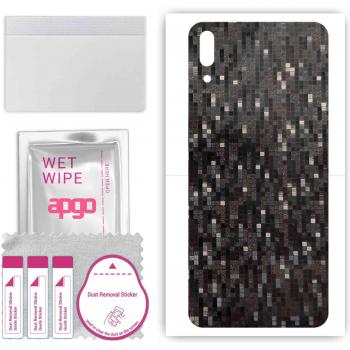 Pixel Carbon Back Sticker for Huawei Enjoy 9e – Foil & Wrap