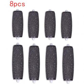 8pcs Pro Pedicure Foot File Roller Heads for Scholl's