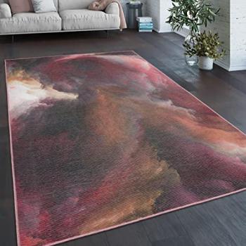 Paco Home Ronde 160 cm – Tapis Salon Chic, Lavable et Coloré