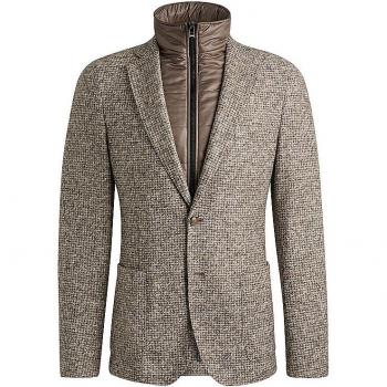 BOSS Herrenmode Sakko Creme 54