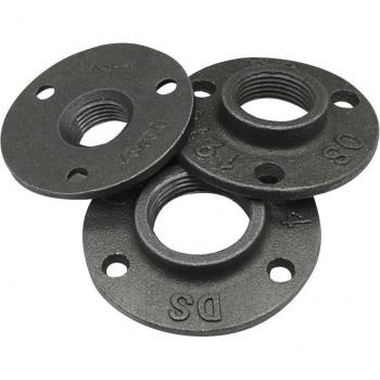 1/2, 3/4, 1 Malleable Iron Flange for Garden Use