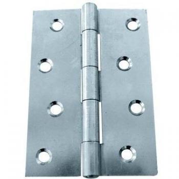Durasteel 1.5 Pair 100mm Butt Hinges Zinc Coated