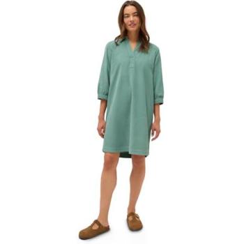 V-Ausschnitt Midikleid CECIL Damen XL – 100% Baumwolle, grün
