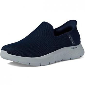 Men's Skechers Mens Go Walk Flex Slip Ins Trainers (Navy)