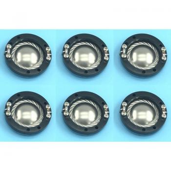 6pcs 34.4mm Diaphragm Replacement for Samson / Hartke Driver HG00336 / CD34TI 8 Ohm