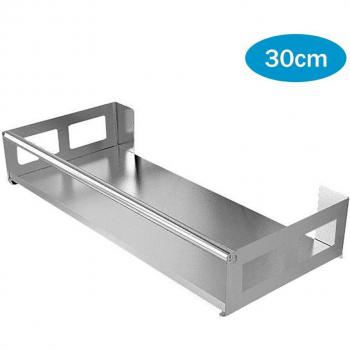 Kitchen Wall Shelf for Spice Jars in Stainless Steel