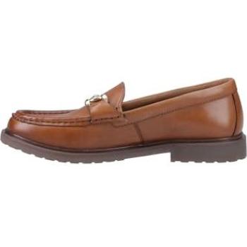 Soft‑Toe Tan Verity Loafers for Women, Size 3